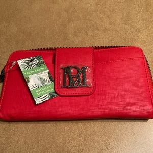 NWT Badgley Mischka zip wallet